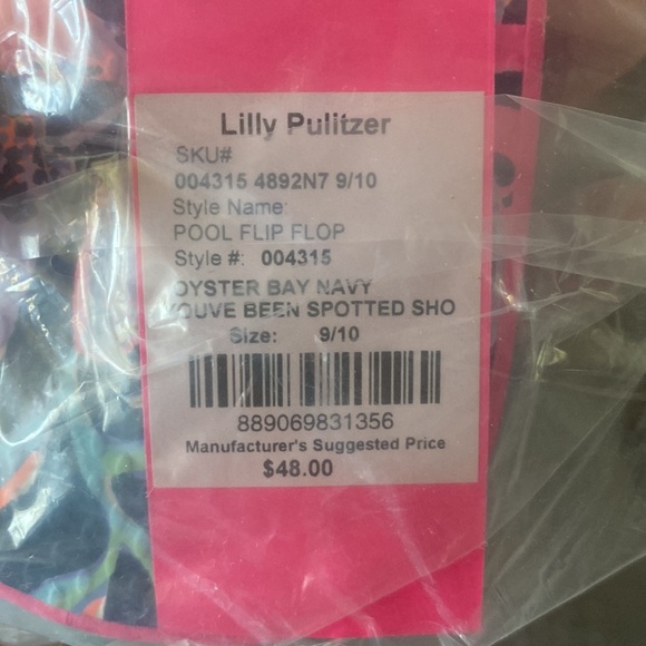 Lilly Pulitzer sandals/flip flops - Picture 4 of 4